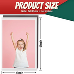 cadres photo magnétiques blancs modernes réfrigerateur 4x6 pouces pack 24
