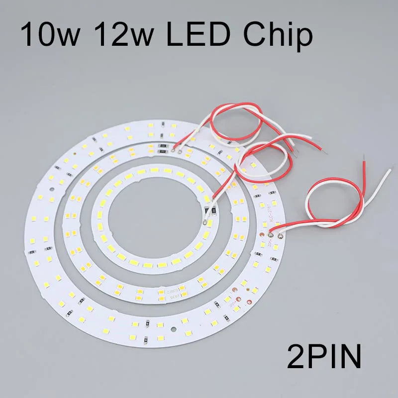 Anneaux lumineux led blanc moderne 10w 12w diamètre 112mm 156mm