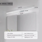 lampe murale led moderne noire fixée mur 100cm 40cm 60cm 80cm