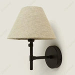 lampe murale led tissu beige industrielle fixation murale chambre salon entree étude