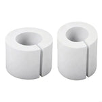 écarteurs rideaux blancs texture moderne clips facile pack 14 pièces 50mm 60mm drapery spacers