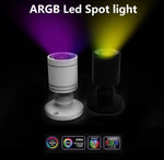 Spot lumineux LED ARGB 5V Blanc Noir adhésif moderne câble connecteur chambre