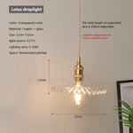 lampe suspendue transparente vintage ampoule E27 câble torsadé motifs géométriques chambre salon étude