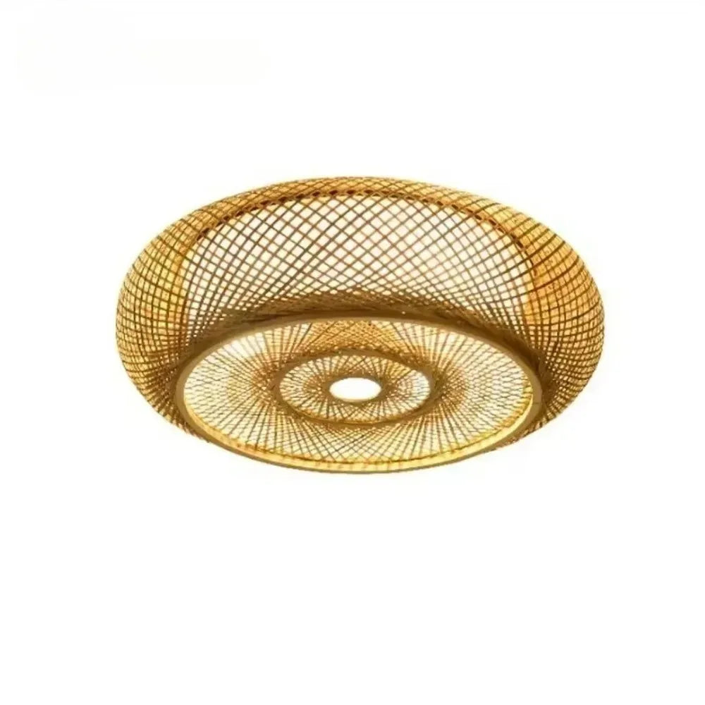 suspension lumineuse tissage bambou moderne noir beige clair chambre salon restaurant