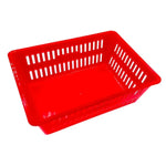 lot 10 petits paniers rangement plastique maille maison