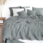 Housse de couette lin 220x240 avec taies