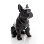 Décoration de salon avec statue de bouledogue français