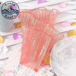 ruban plissé irisé dentelle organza large couture robe mariage décoration fête tissu brillant