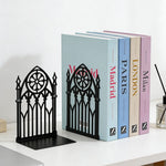 étuis livres gothiques métal motifs géométriques antiderapant noir decoration maison
