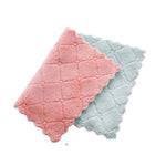 lingettes nettoyage tissées beige rose bleu vert modernes absorbantes durable cuisine