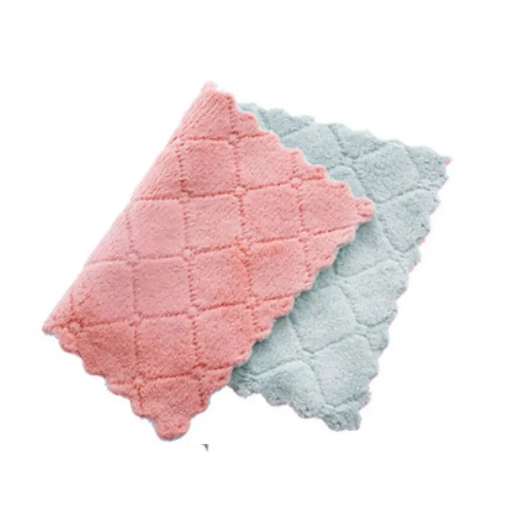 lingettes nettoyage tissées beige rose bleu vert modernes absorbantes durable cuisine