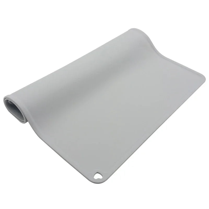 tapis silicone imperméable antidérapant rose bleu clair gris moderne fácil nettoyer yoga chiens