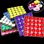 bougies parfumees rouge jaune violet blanc festives parfum citronnelle opacites modernes pack fifty
