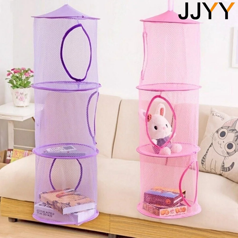 sac rangement pliable jaune violet rose vert bleu maille moderne oiseau peluche livre panda
