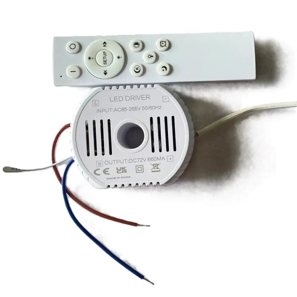 contrôleur led driver blanc moderne écran tactile câbles boutons perforé 05v ac85265v