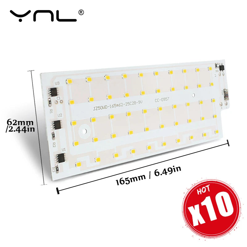 projecteur led 50w ic 220v large faisceau smd 2835 ip65 cool white warm white