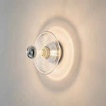 lampe murale verre coloré moderne éclairage bleu jaune transparent fixée chambre entrée étude