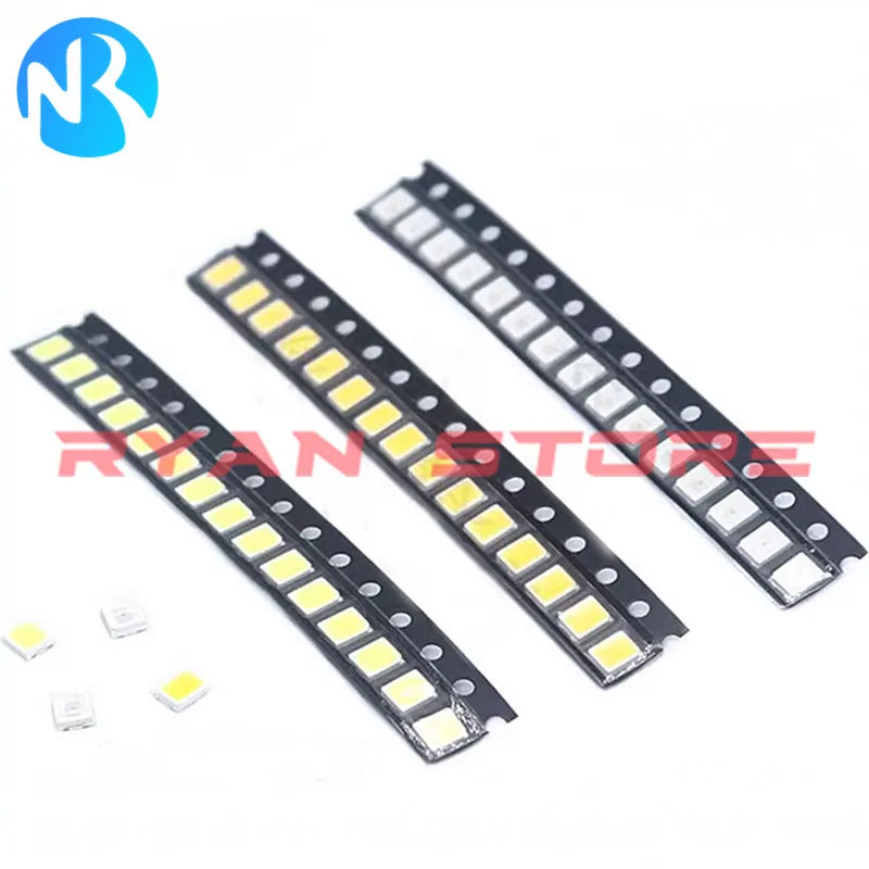 diodes led smd 2835 blanc froid chaud jaune rose violet bleu vert orange rouge