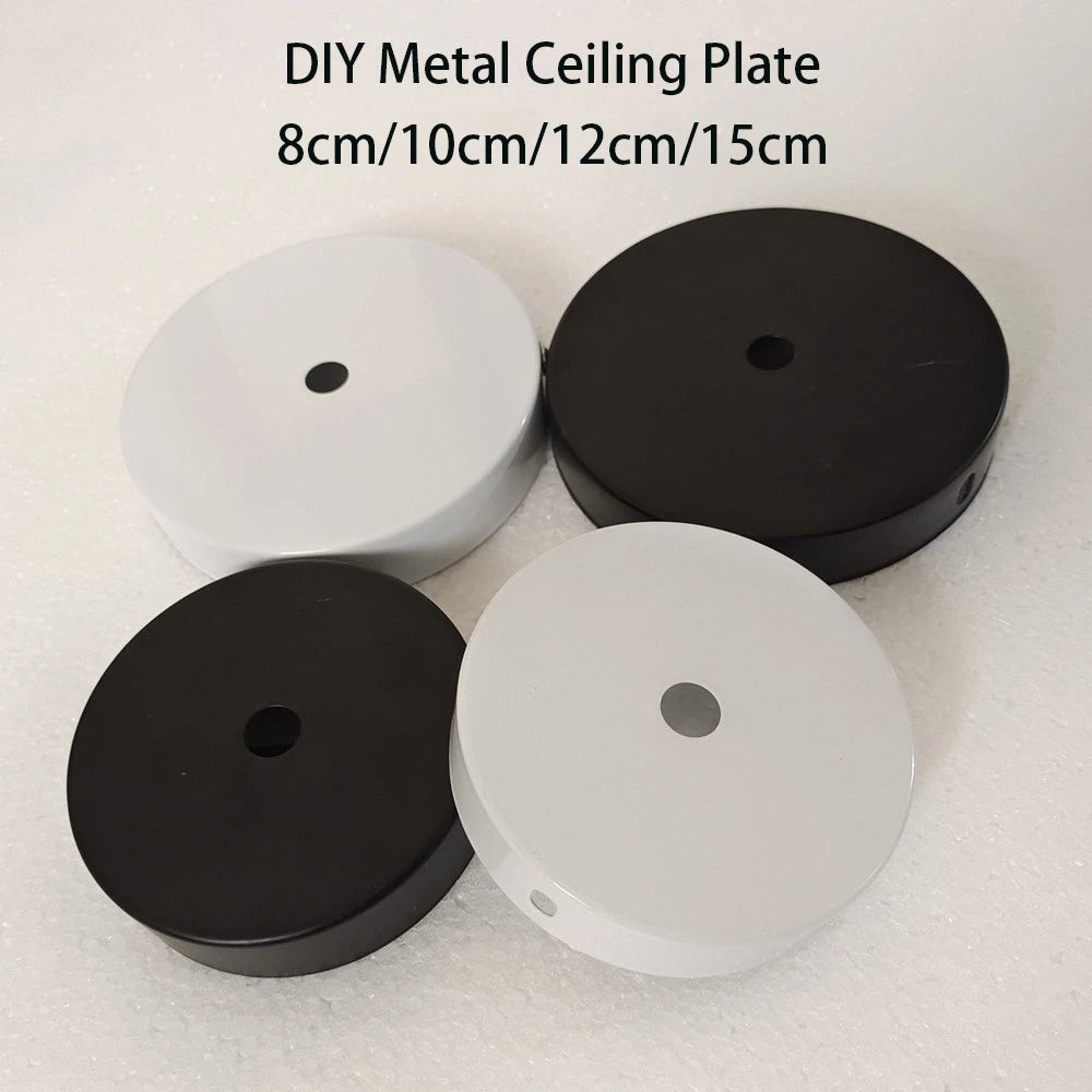 plaque diy moderne vis fixations 8cm 10cm 12cm 15cm noir blanc cuivre doré