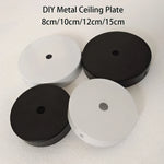 plaque diy moderne vis fixations 8cm 10cm 12cm 15cm noir blanc cuivre doré