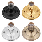 support lampe suspension vintage noir doré élégante brillance E26 E27
