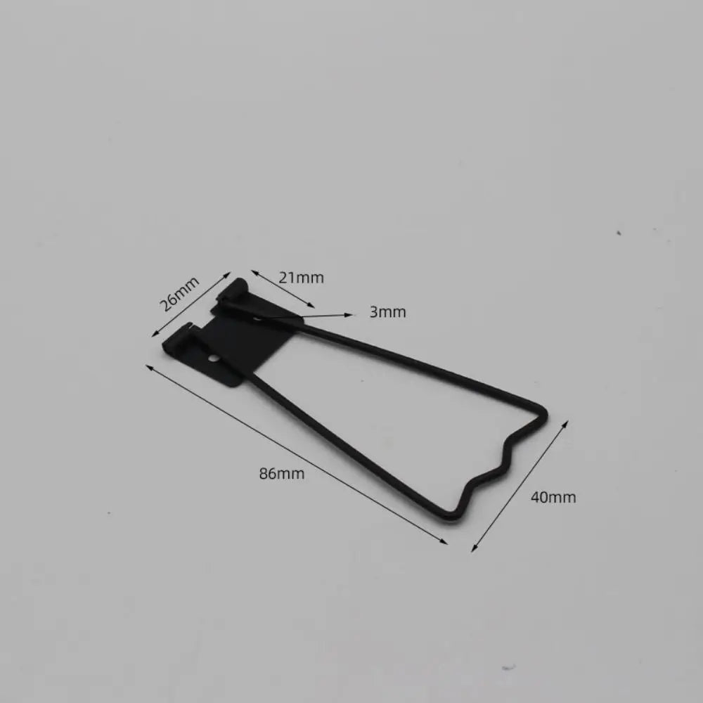 porte étiquettes moderne argent or noir plaque fixation tige flexible fonctionnel moderne