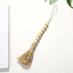 bois rustique cordelette jute naturel mur suspension décoration intérieure bohème éléments nature