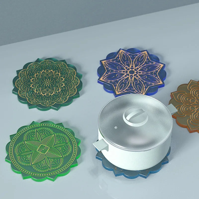 moule silicone floral mandala deco gâteau art deco symétrique cuisine