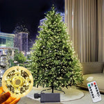 guirlande lumineuse led étoiles blanc vert multicolore télécommande moderne festiveDecoration