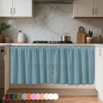 rideau blanc plissé semi transparent moderne extérieure tissu polyester cotonversible