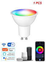 ampoule led gu10 wifi blanc moderne contrôle app alexa google