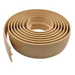 joint transition auto adhésif grain bois marron moderne protection rondelles 50mm 8mm