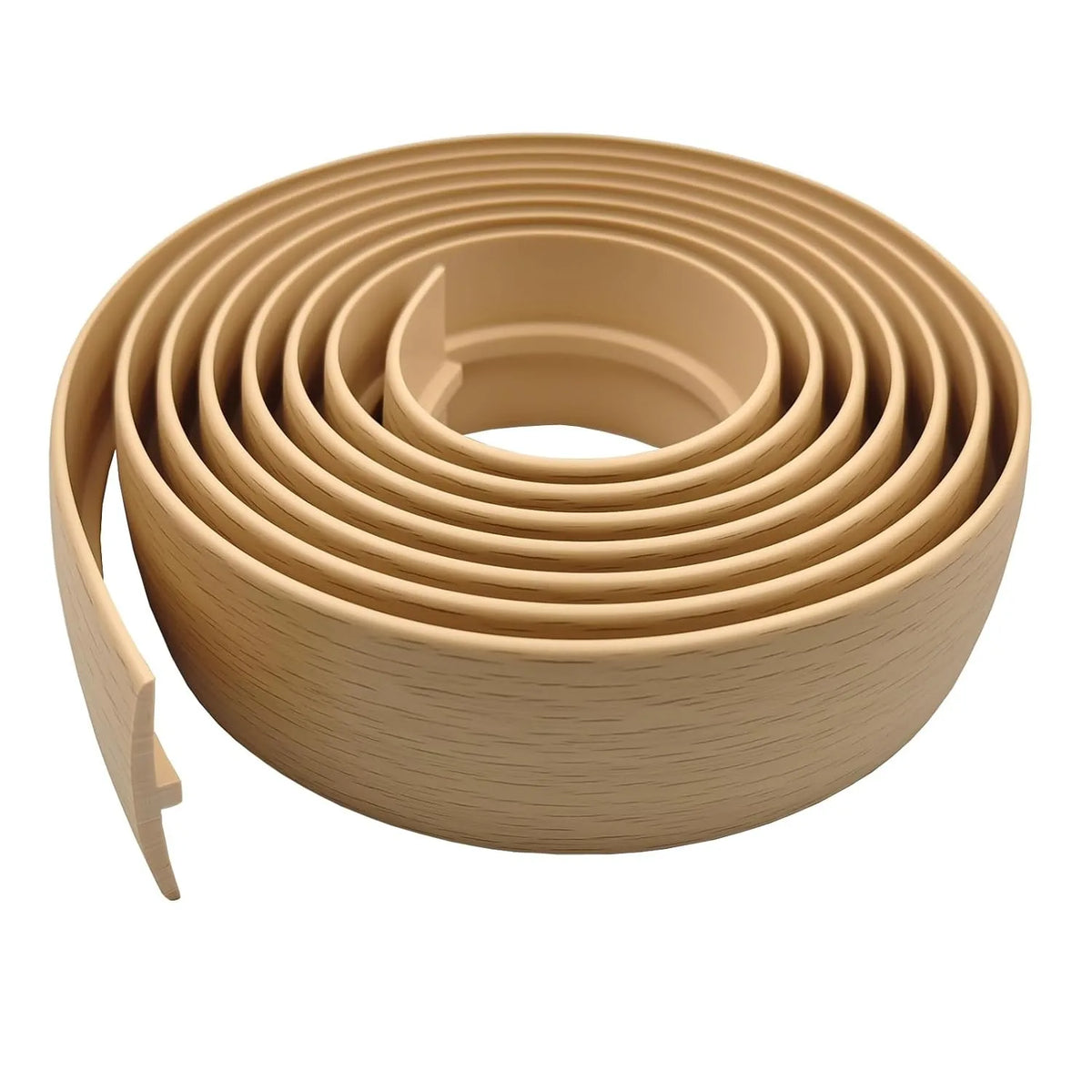 joint transition auto adhésif grain bois marron moderne protection rondelles 50mm 8mm
