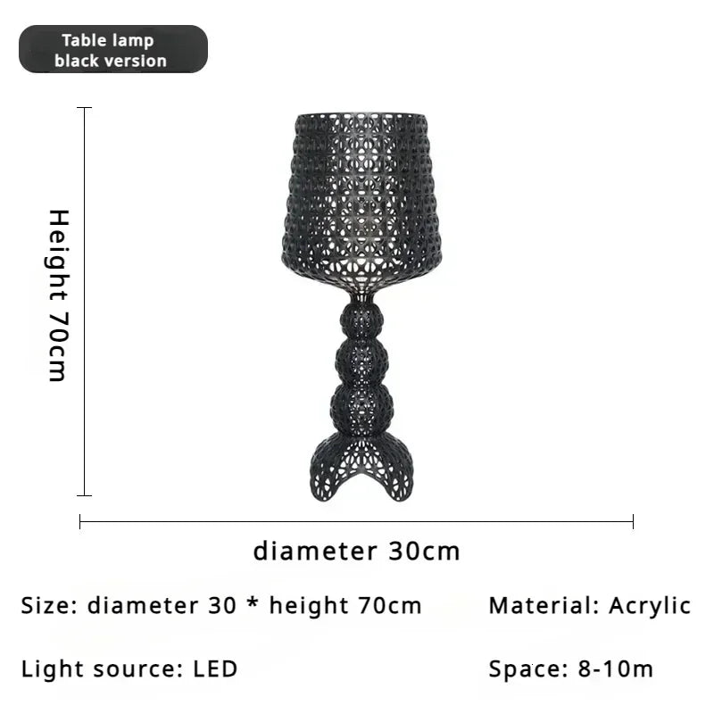 lampe sol moderne vert bleu noir blanc led acrylique intérieur