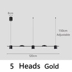 lampe suspendue moderne or câble ajustable flux lumineux 2000 82000 led certification rohs cem