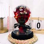 bouquet roses stabilisées cloche verre noir rose bleu violet romantiqueintérieur decorationévénement mariage