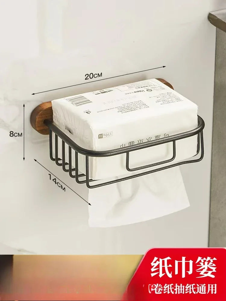 étagères salle bain modernes rustiques bois aluminium non perforées installer murales serviettes brosse dents