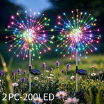 lumière solaire jardin led blanc doré moderne étoile fixée tigeextérieur décoration patio