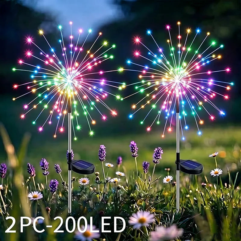 lumière solaire jardin led blanc doré moderne étoile fixée tigeextérieur décoration patio