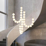 suspension lumineuse blanches moderne chaînes câbles électriques flux lumineux 249 2000v 90 260v