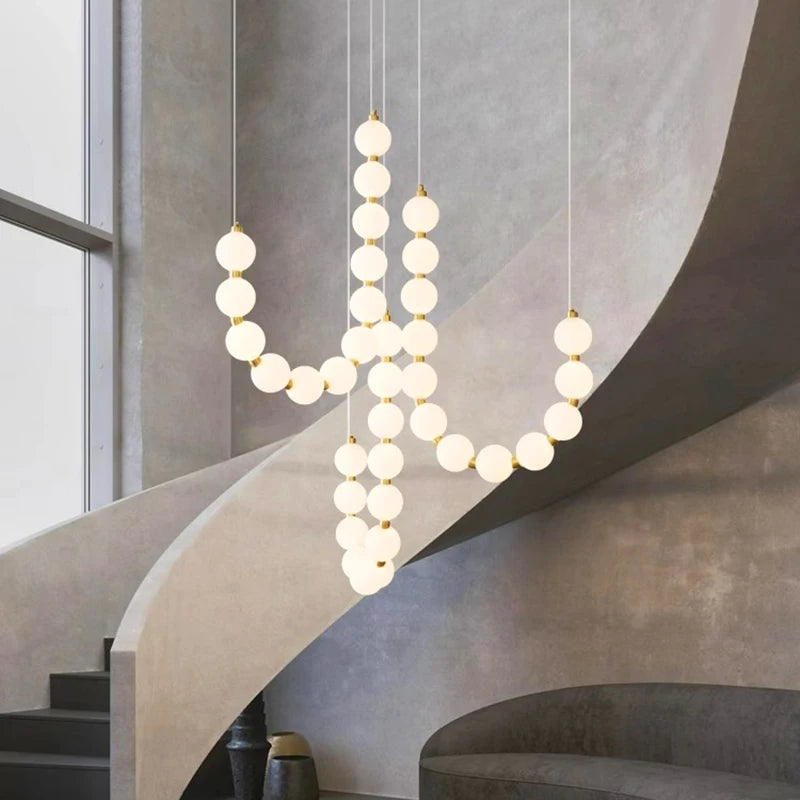 suspension lumineuse blanches moderne chaînes câbles électriques flux lumineux 249 2000v 90 260v