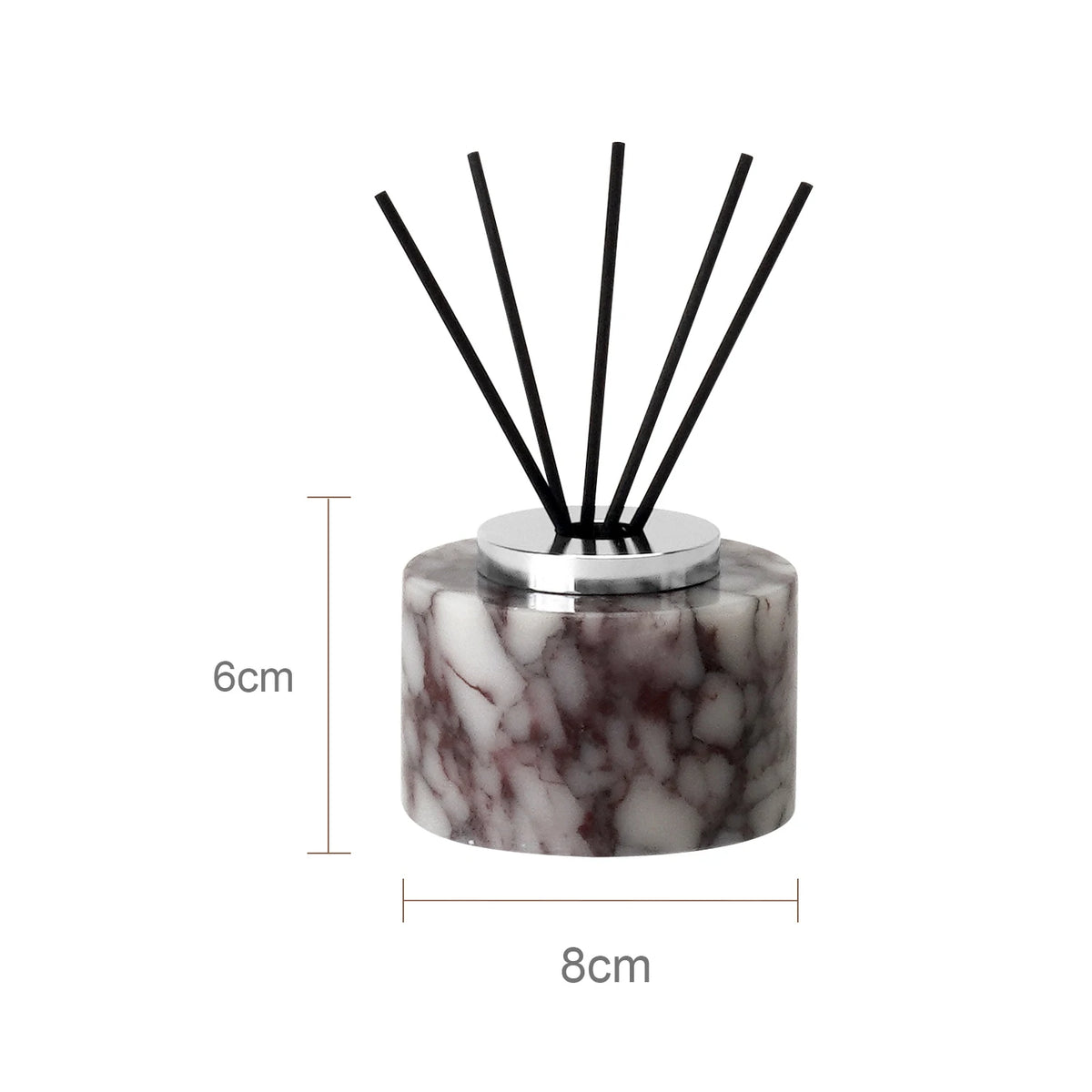 ensemble salle bain marbre calacatta viola violet distributeur savon pot pinceaux plateau moderne élégant