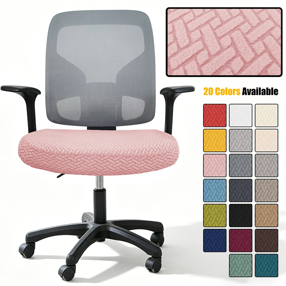 housse chaise polyester vert gris beige moderne tissé 46 53 cm