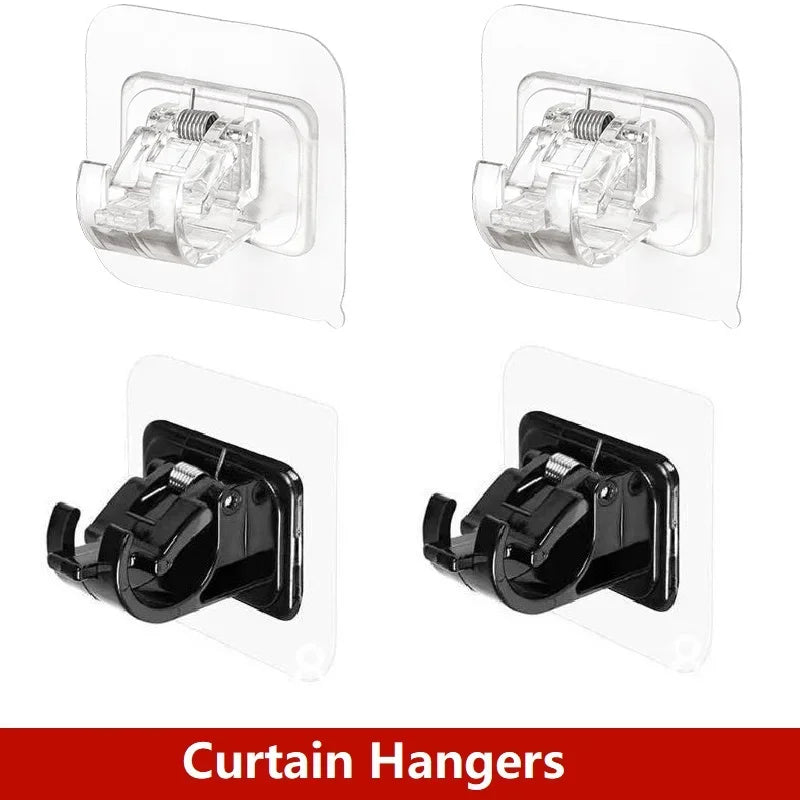 porte coudes rideau transparent adhésif moderne accessoire voilage sans motif 2pc film protecteur facileintérieur