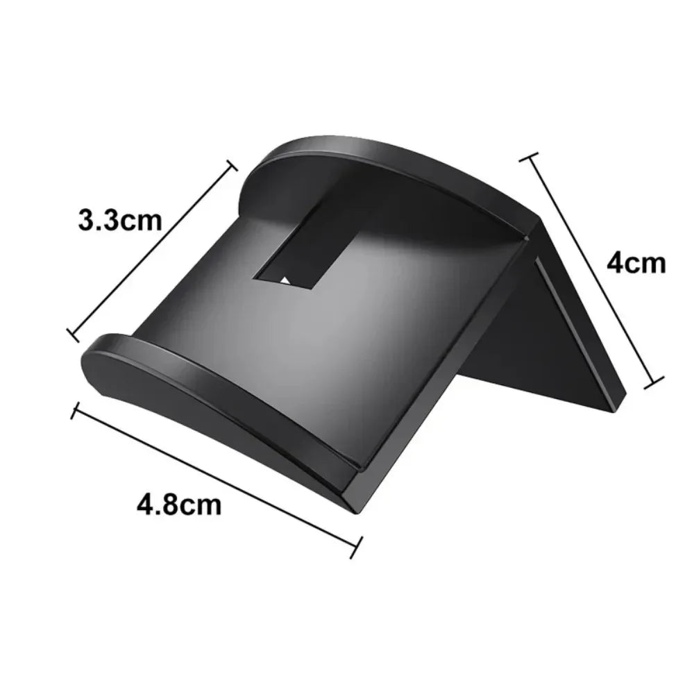 supports stockage murals adhésifs casquettes rouges noires brodées minimalistes 10 pièces