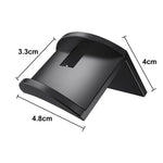 supports stockage murals adhésifs casquettes rouges noires brodées minimalistes 10 pièces