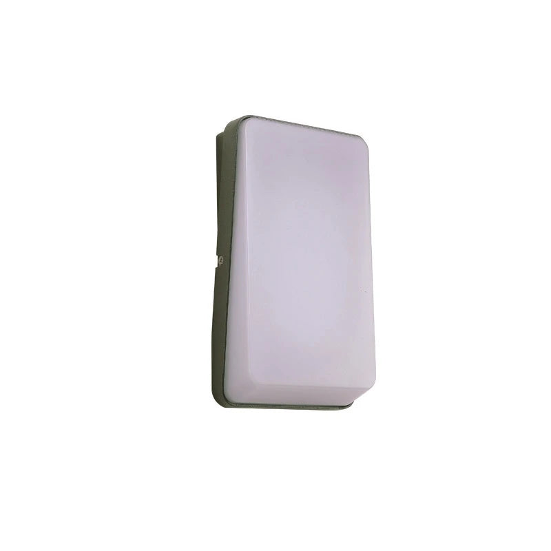 lampe murale moderne étanche ip65 led 10w blanc mat autonome radar sensor