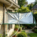 collecteur eau pluie suspendu tapis récupération tuyau arrosage jardin extérieur camping utilitaire