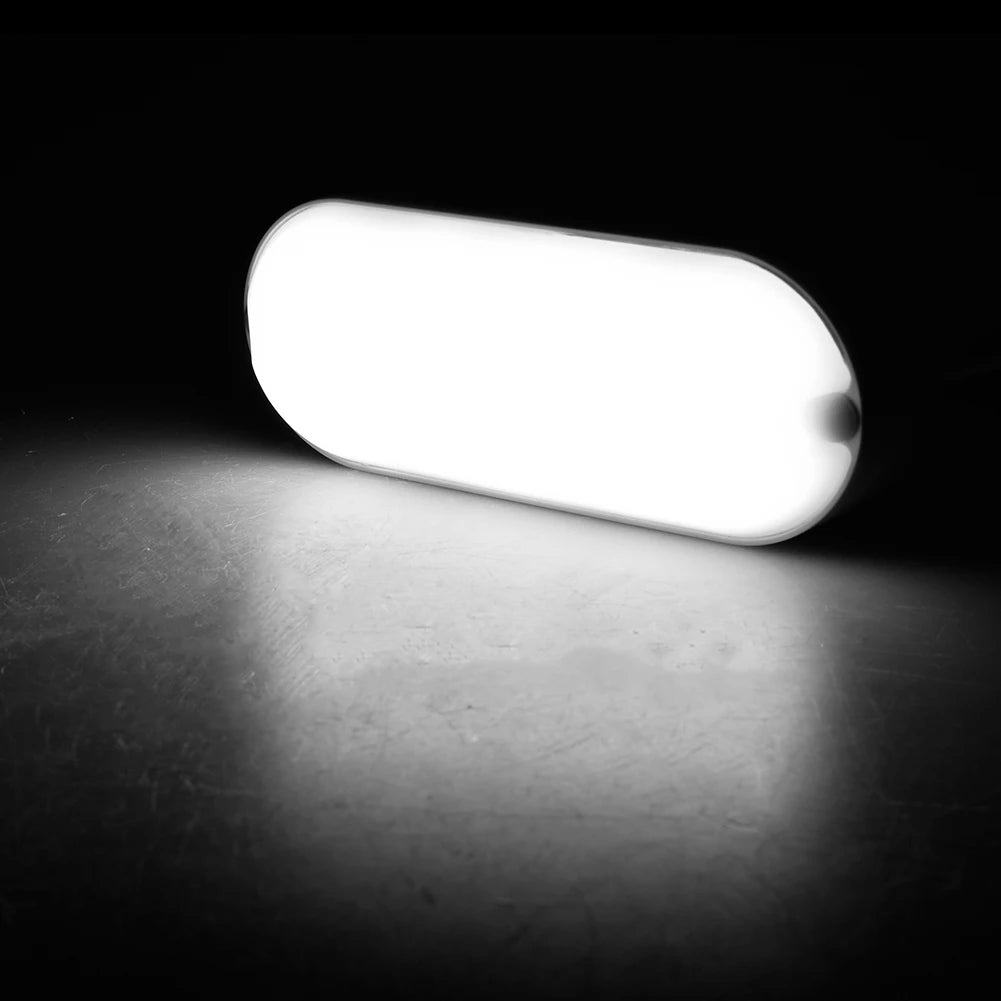 lampe led moderne blanc mat adhésive extérieur intérieur 16w 20w oval round