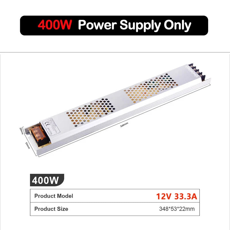bande led blanc lisse moderne clips 32 canaux pirm capteurs pir oled display 768w